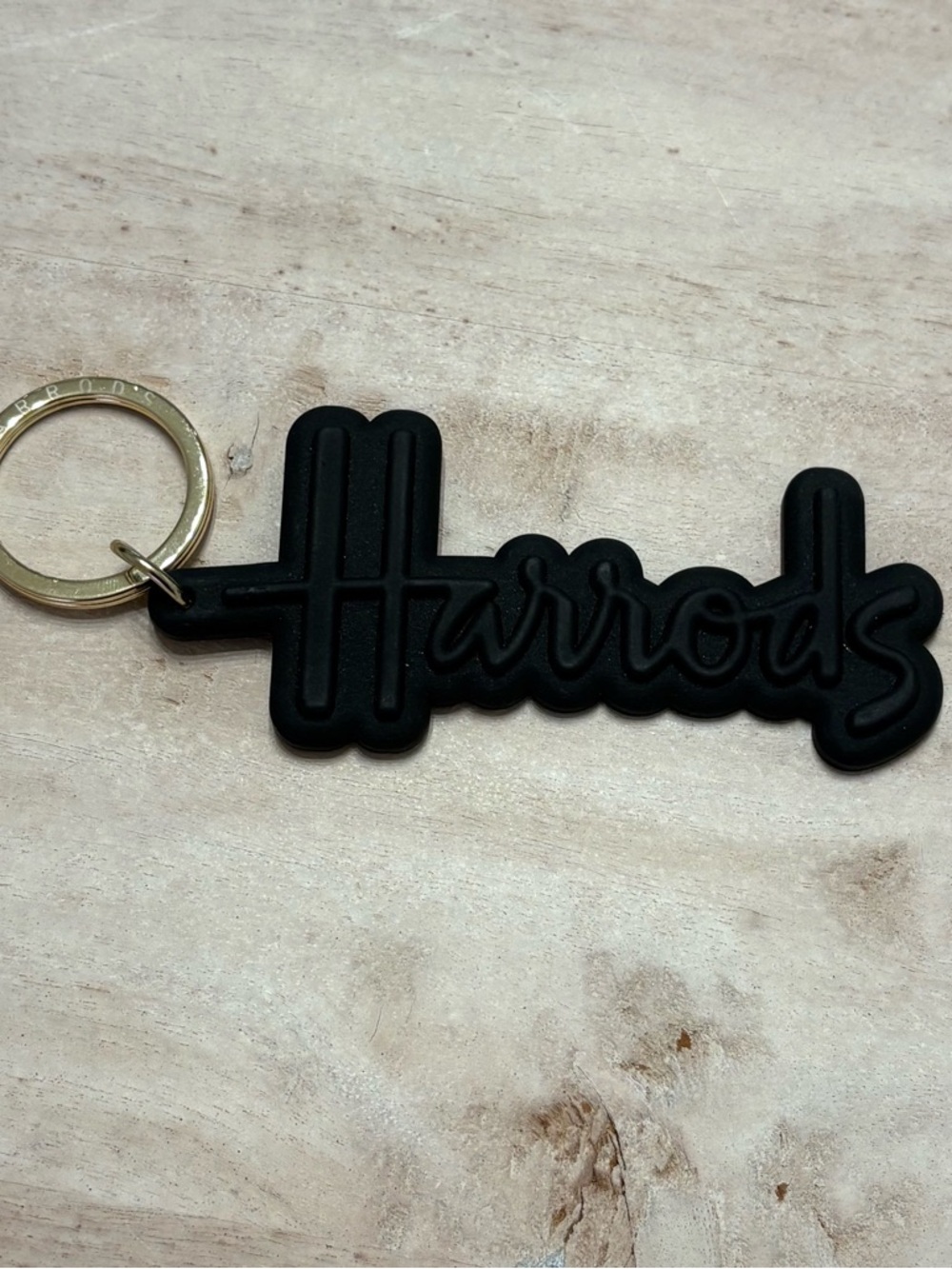 HARRODS (London) Logo Keychain (Polyurethane)